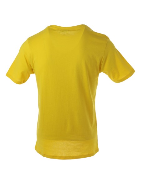 Jeckerson T‑shirt homme jaune imprimé