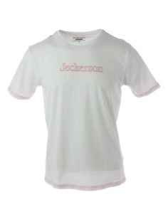 Jeckerson T‑shirt homme blanc imprimé