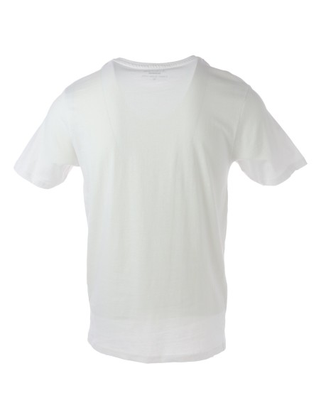Jeckerson T‑shirt homme blanc coton