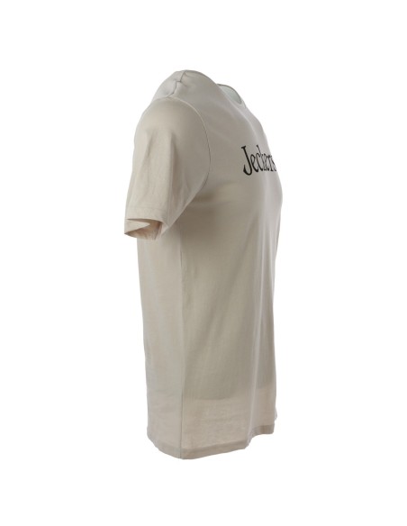 Jeckerson T‑shirt homme beige imprimé