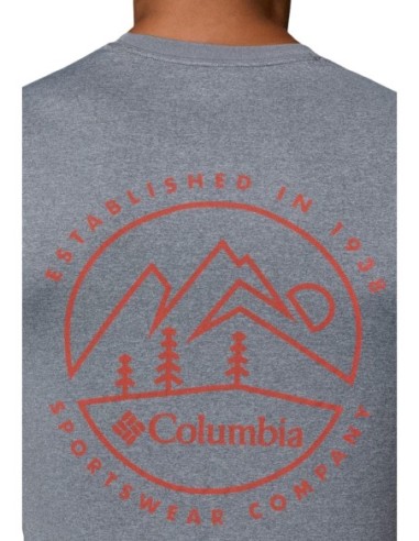 Columbia T‑shirt homme gris imprimé