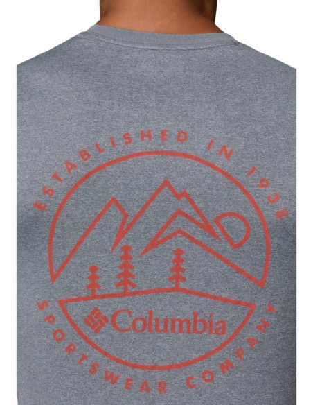 Columbia T‑shirt homme gris imprimé