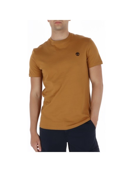 Timberland T‑shirt homme camel coton