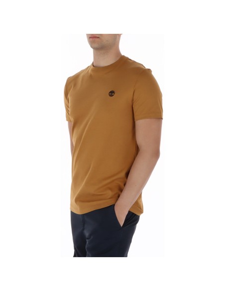 Timberland T‑shirt homme camel coton