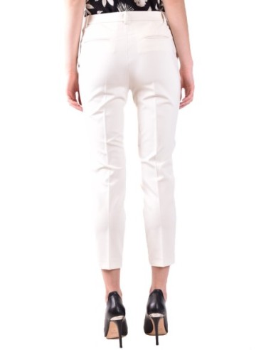 Pinko Pantalon femme blanc viscose