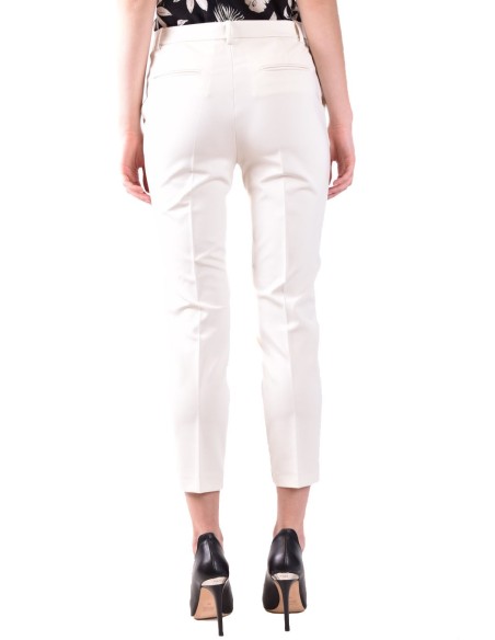 Pinko Pantalon femme blanc viscose