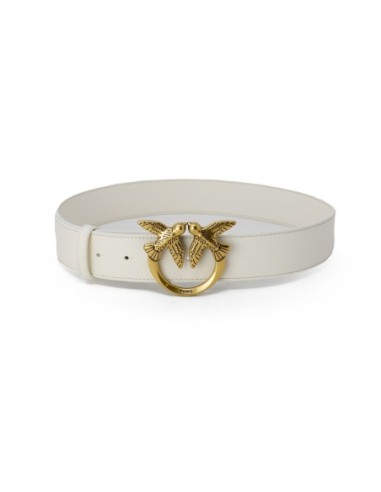 Pinko Ceinture femme blanche cuir