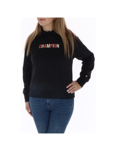 Champion Sweat femme noir capuche