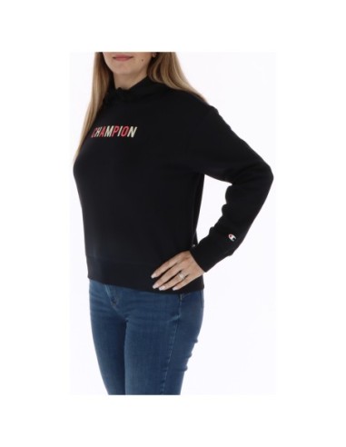 Champion Sweat femme noir capuche