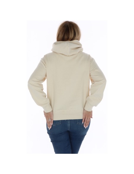 Champion Sweat femme beige capuche