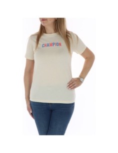 Champion T‑shirt femme beige coton