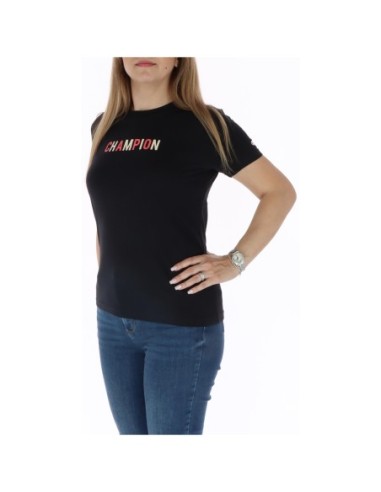 Champion T‑shirt femme noir coton