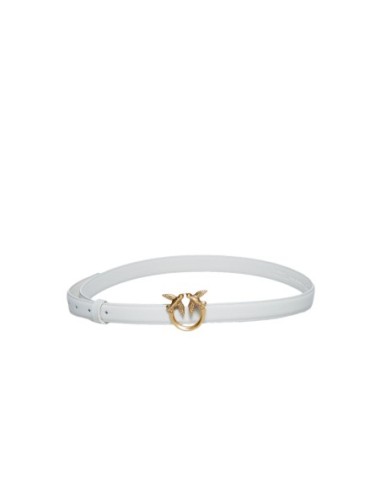 Pinko Ceinture femme blanche cuir