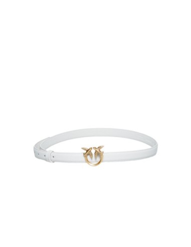Pinko Ceinture femme blanche cuir