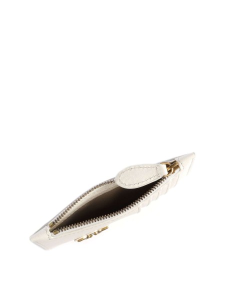 Pinko Portefeuille femme blanc cuir