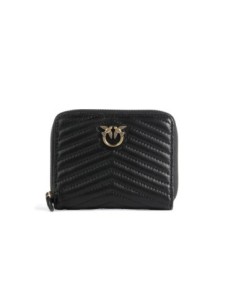Pinko Portefeuille femme noir cuir
