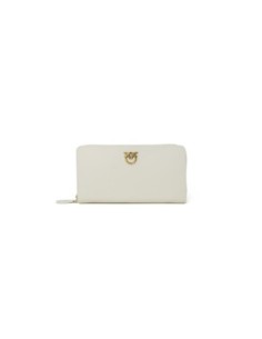 Pinko Portefeuille femme beige cuir