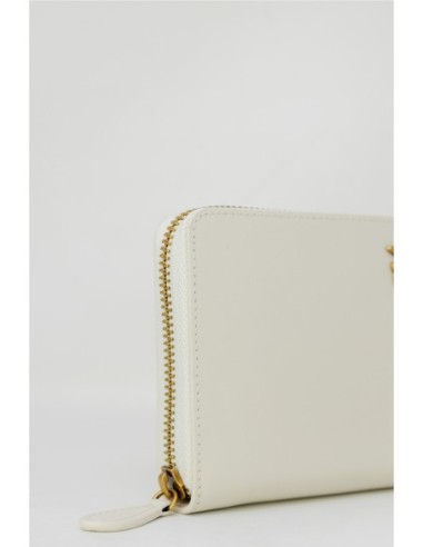 Pinko Portefeuille femme beige cuir