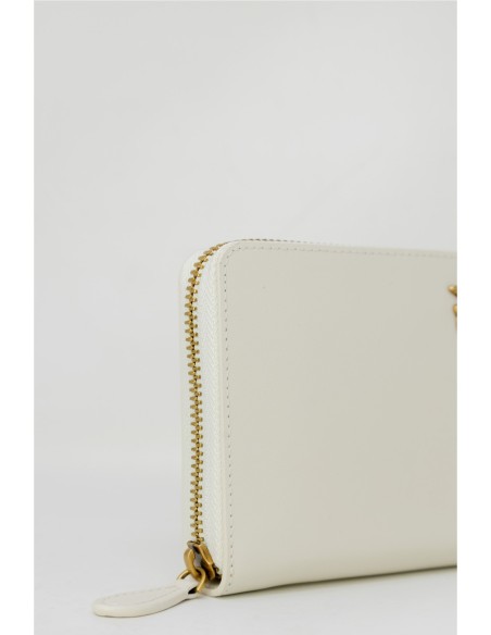 Pinko Portefeuille femme beige cuir