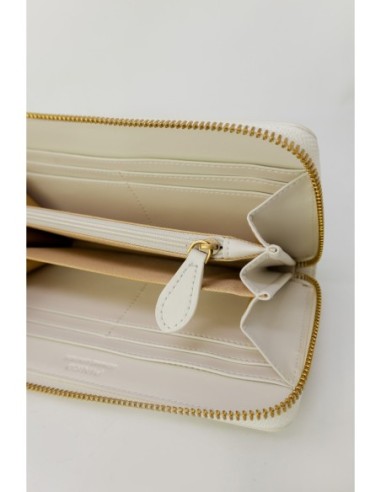 Pinko Portefeuille femme beige cuir