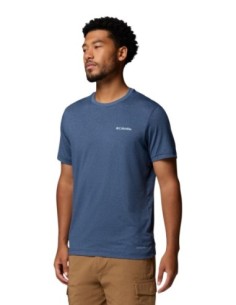 Columbia T-shirt homme bleu technique