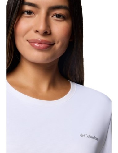 Columbia T-shirt femme blanc polyester