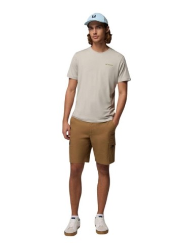 Columbia T-shirt homme beige imprimé