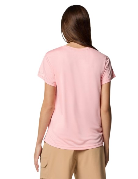 Columbia T-shirt femme rose polyester