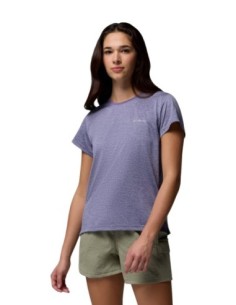 Columbia T-shirt femme violet polyester
