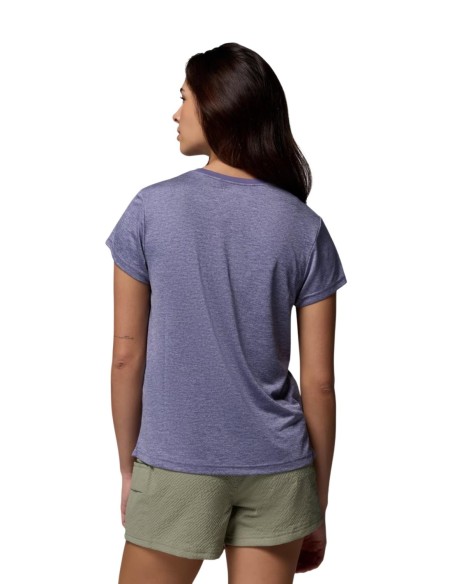 Columbia T-shirt femme violet polyester