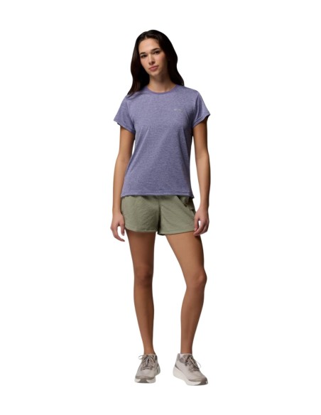 Columbia T-shirt femme violet polyester