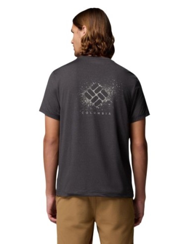 Columbia T-shirt homme noir imprimé