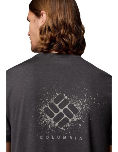 Columbia T-shirt homme noir imprimé
