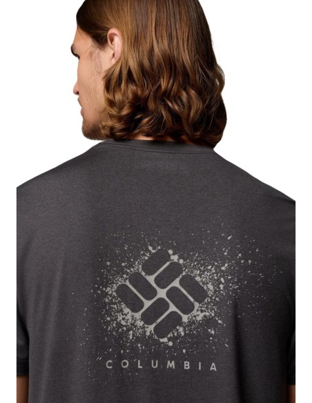 Columbia T-shirt homme noir imprimé