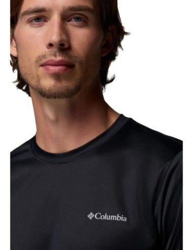 Columbia T-shirt homme noir polyester