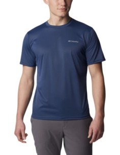 Columbia T-shirt homme bleu polyester