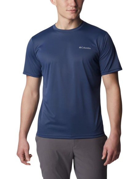 Columbia T-shirt homme bleu polyester