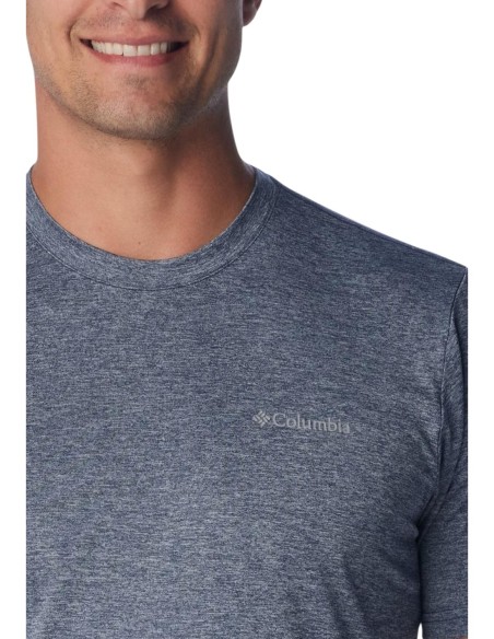 Columbia T-shirt homme bleu respirant