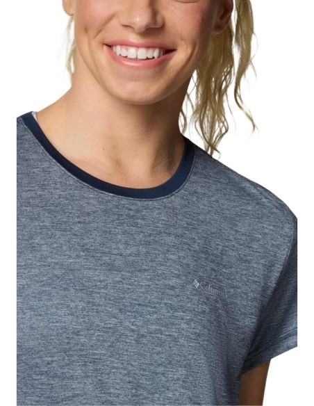 Columbia T-shirt femme bleu