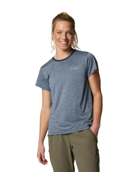 Columbia T-shirt femme bleu