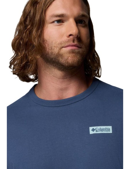 Columbia T-shirt homme bleu imprimé