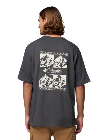 Columbia T-shirt homme gris stretch