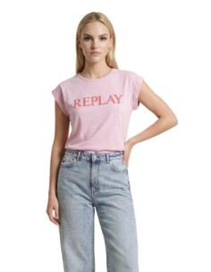 Replay T-shirt femme rose