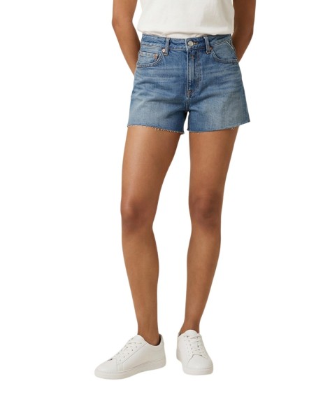 Replay Short femme bleu jean