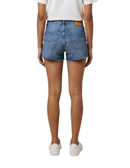 Replay Short femme bleu jean