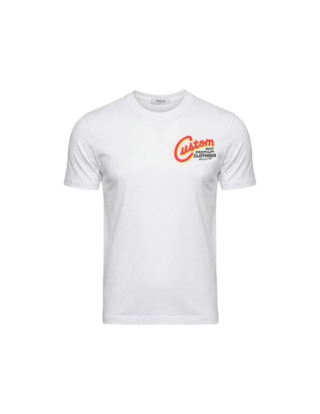 Replay T-shirt homme blanc imprimé