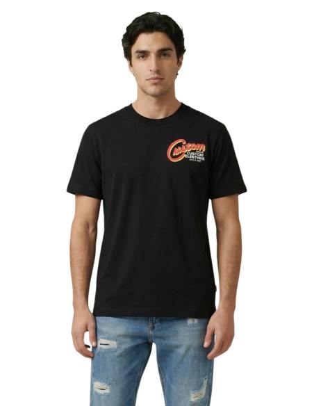 Replay T-shirt homme noir imprimé