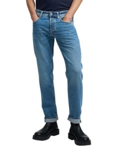 Replay Jean homme bleu azur coton