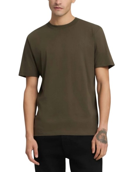 Replay T-shirt homme vert coton