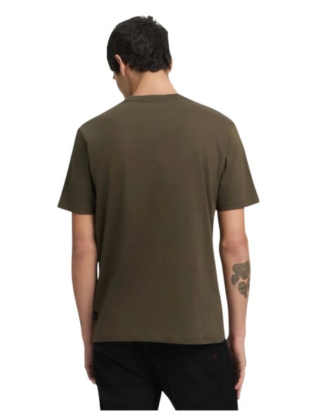 Replay T-shirt homme vert coton